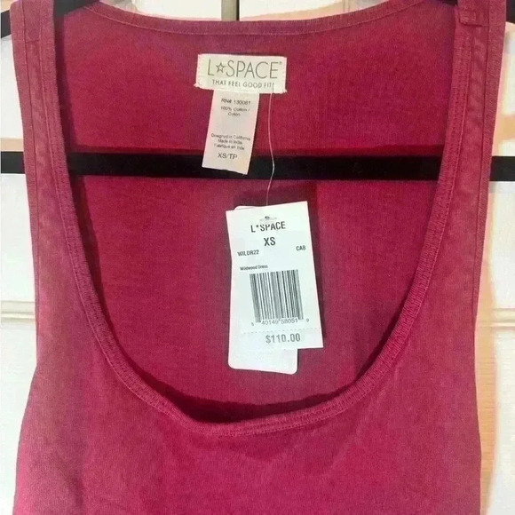 L Space Wildwood Dress Size XS MSRP $110 - Picture 2 of 3